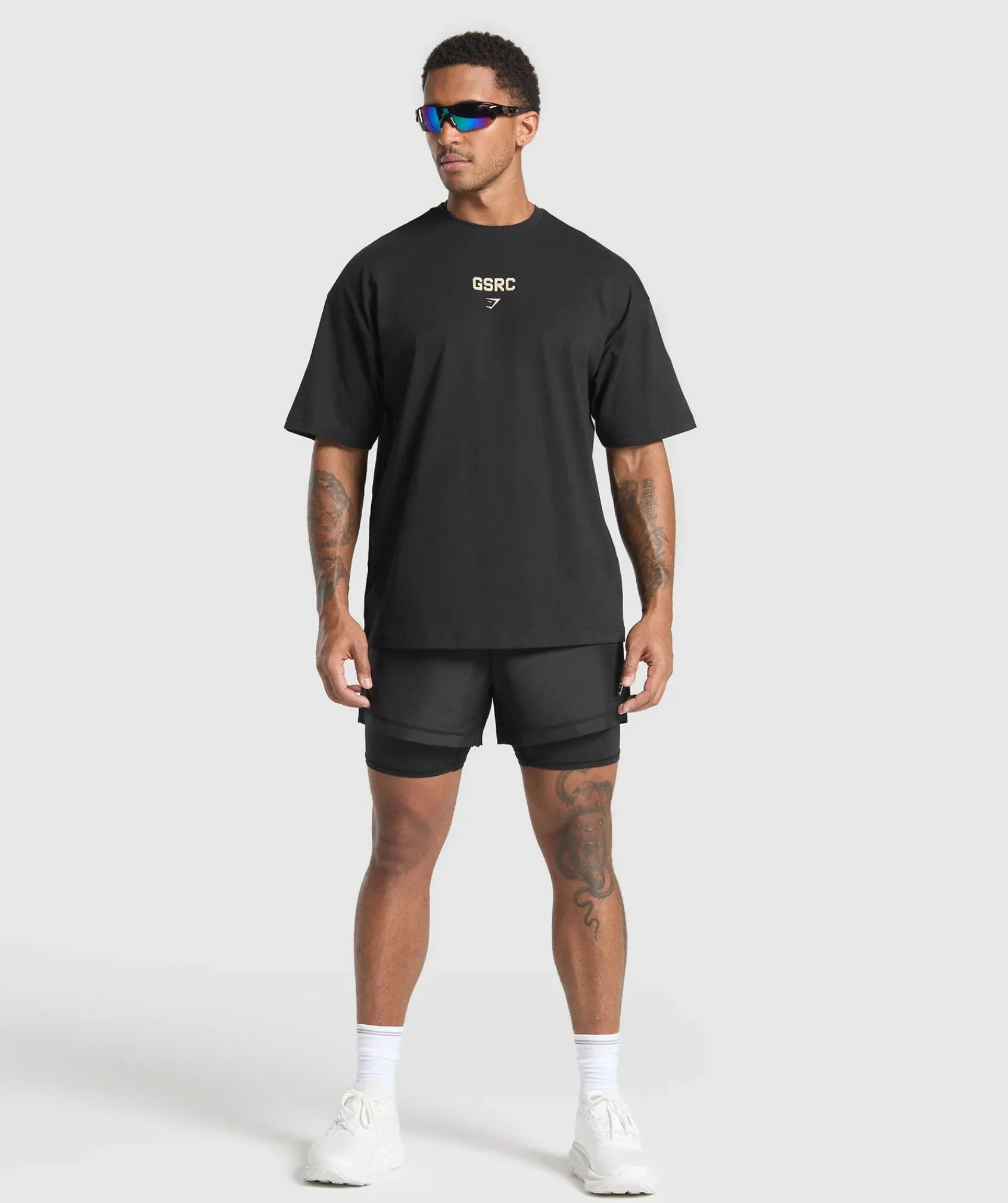 Heren Gymshark T-shirts*Running Graphic T-Shirt