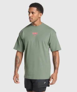 Heren Gymshark T-shirts*Running Graphic T-Shirt