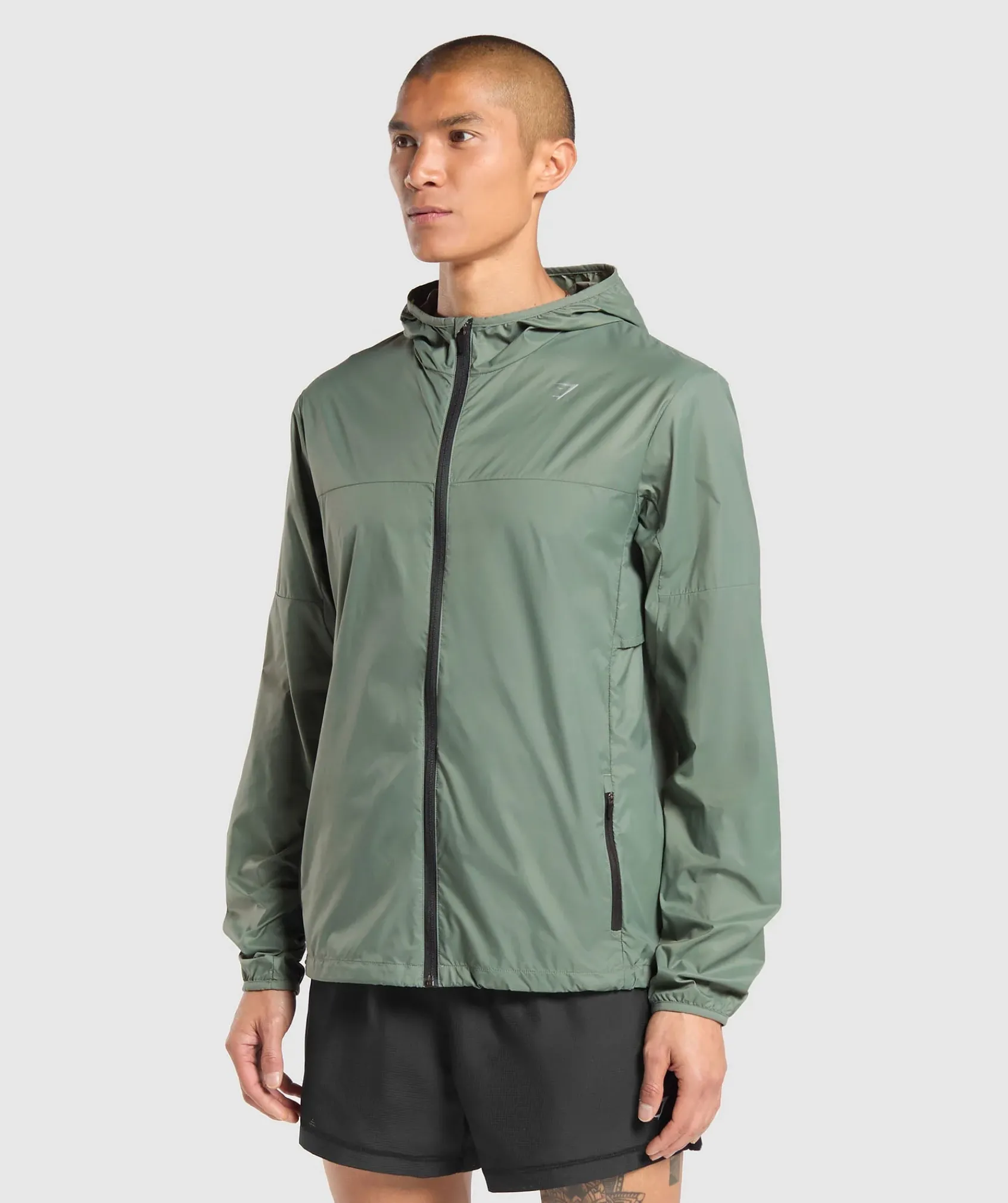 Heren Gymshark Sportjacks|Outerwear*Running Windbreaker