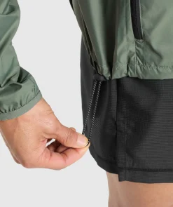 Heren Gymshark Sportjacks|Outerwear*Running Windbreaker