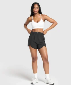 DAMES Gymshark Shorts*Scallop Hem Shaped Shorts