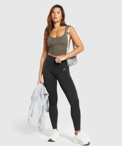 DAMES Gymshark Croptops|Tanktops*Scoop Back Crop Tank