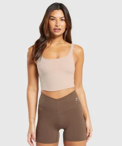 DAMES Gymshark Croptops|Tanktops*Scoop Back Crop Tank
