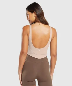 DAMES Gymshark Croptops|Tanktops*Scoop Back Crop Tank
