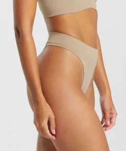 DAMES Gymshark Ondergoed|Dames Ondergoed*Seamless High Leg Thong