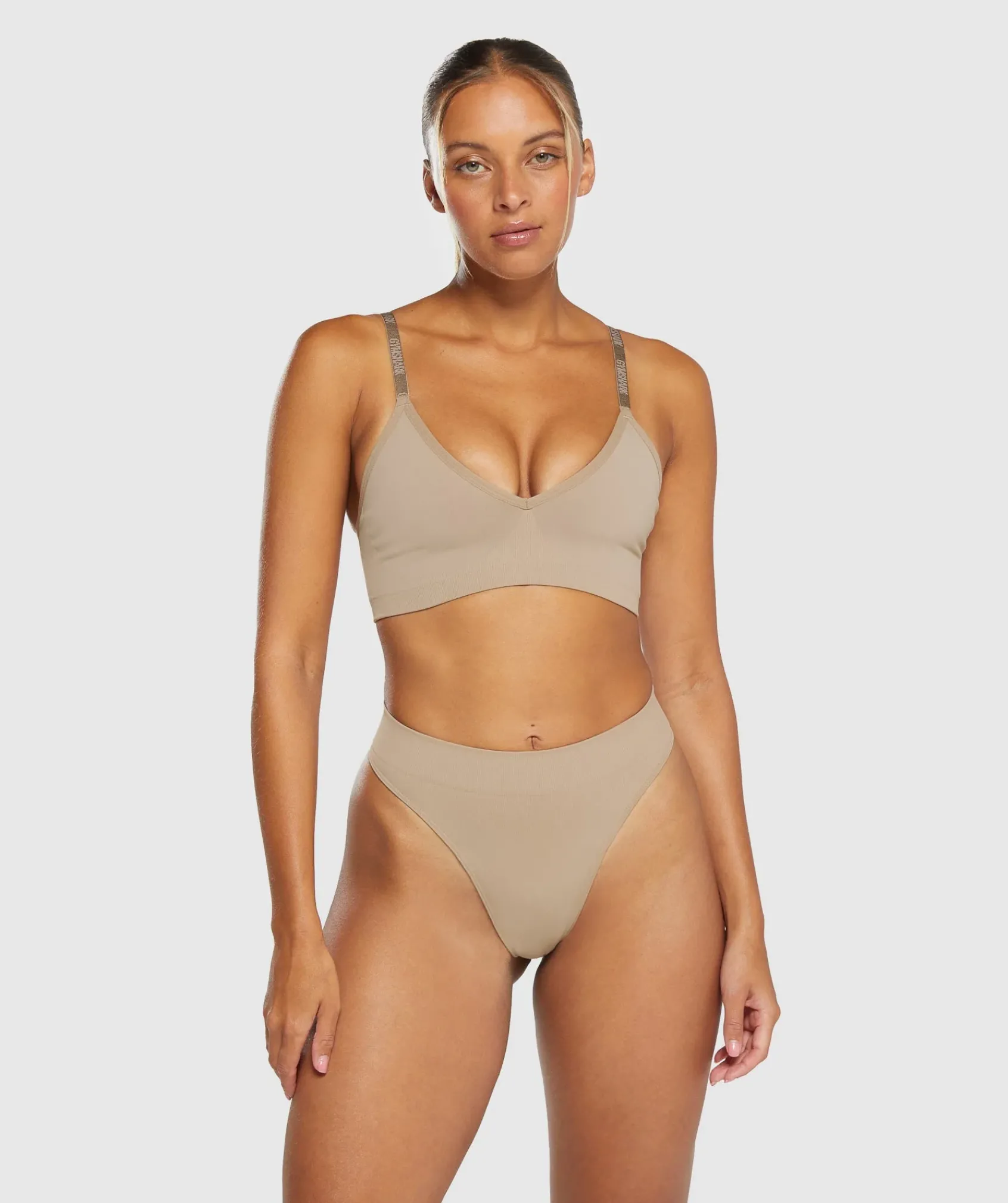 DAMES Gymshark Ondergoed|Dames Ondergoed*Seamless High Leg Thong