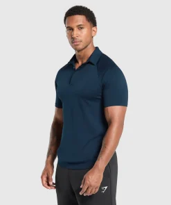 Heren Gymshark T-shirts*Seamless Polo Shirt
