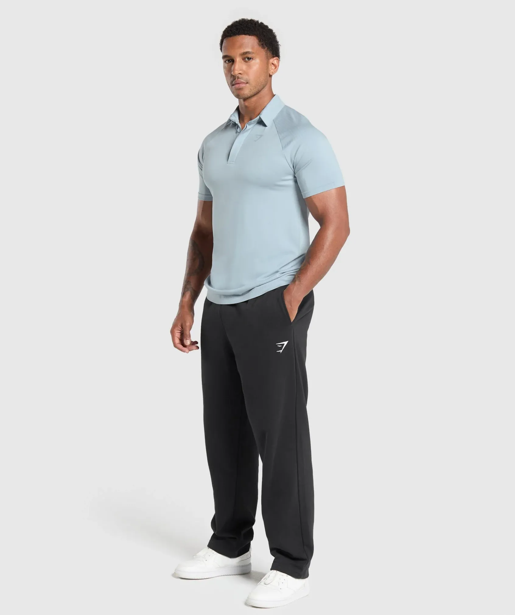 Heren Gymshark T-shirts*Seamless Polo Shirt