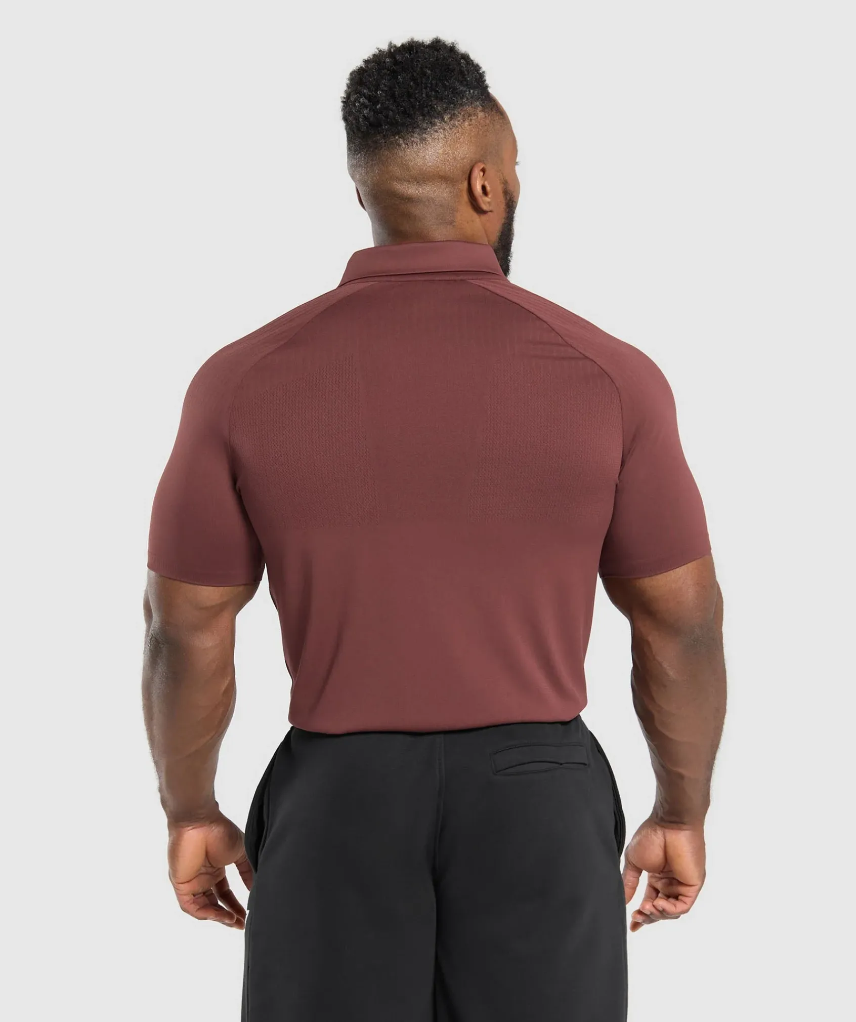 Heren Gymshark T-shirts*Seamless Polo Shirt