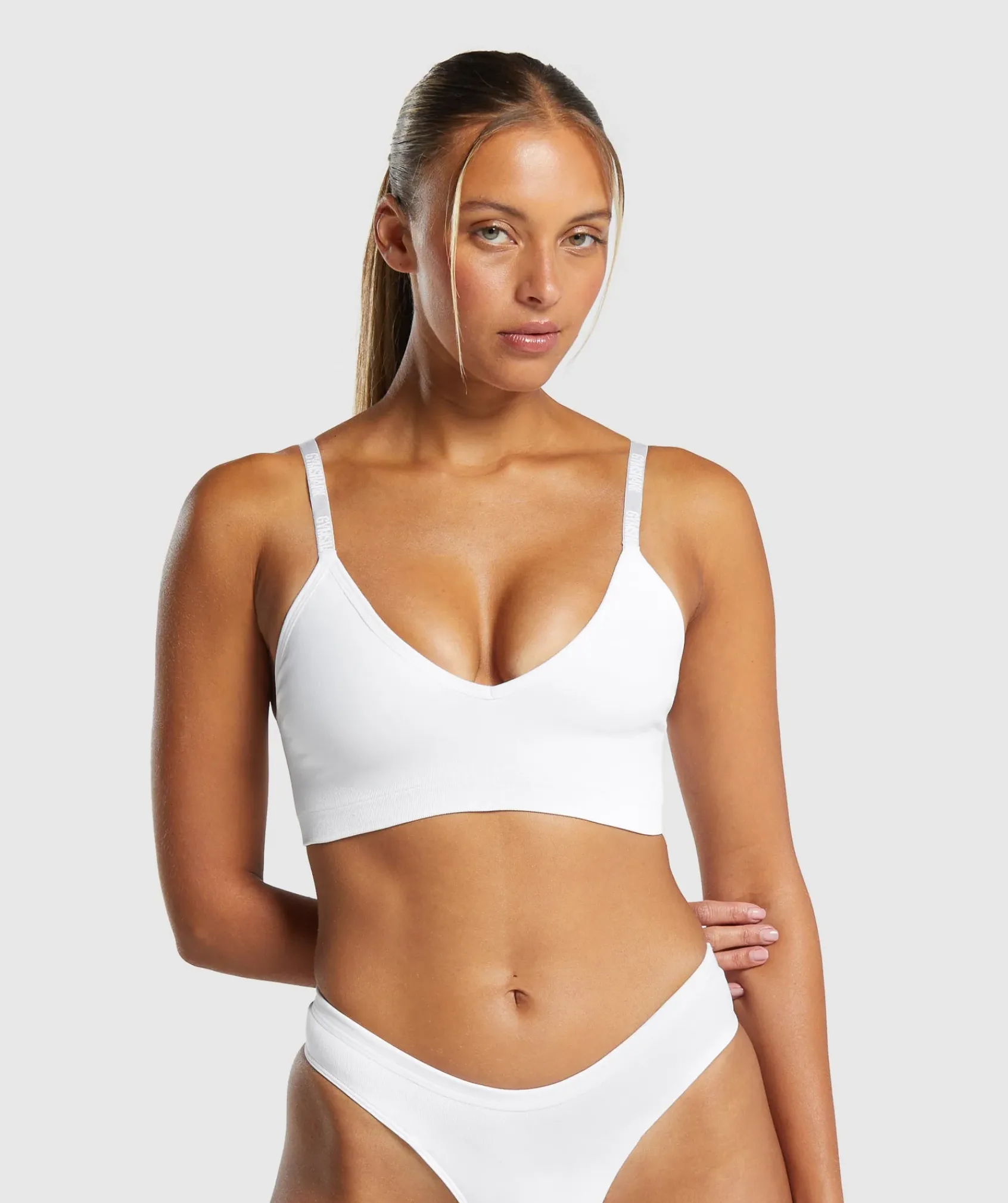 DAMES Gymshark Ondergoed|Dames Ondergoed*Seamless V Neck Bralette