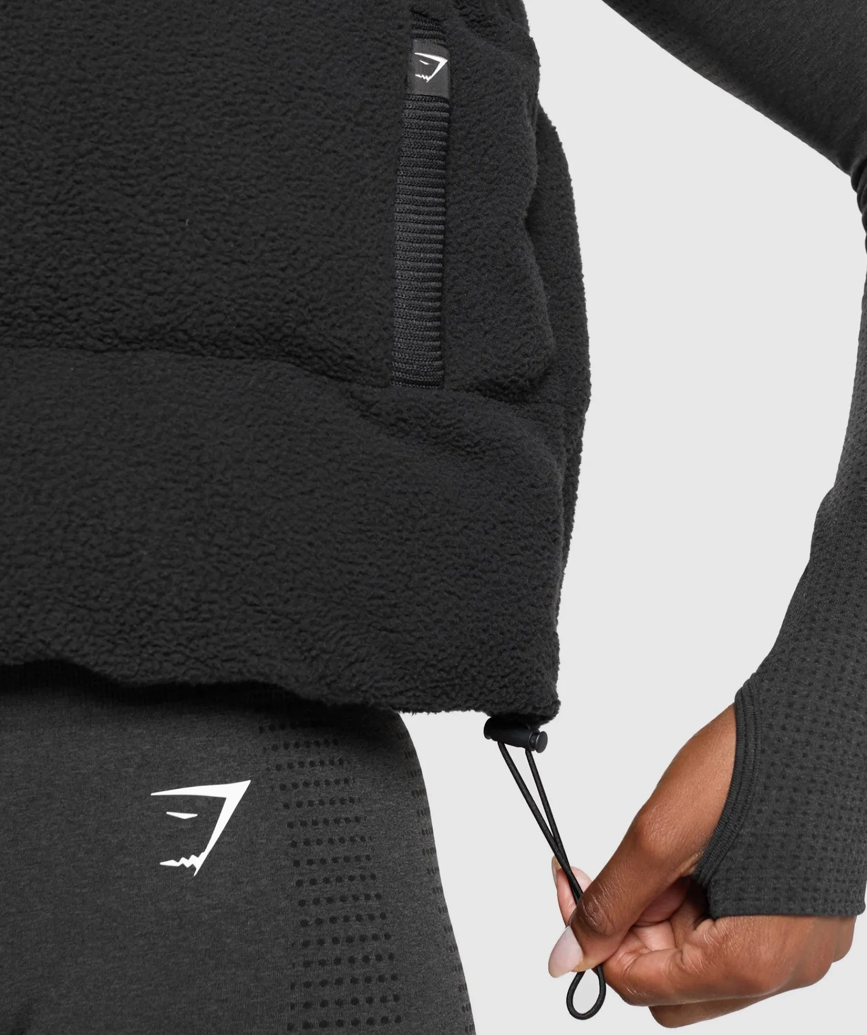 DAMES Gymshark Outerwear|Sportjacks*Sherpa Gilet
