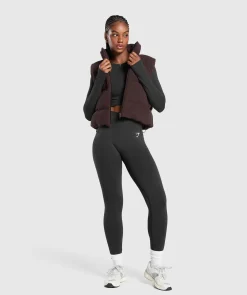 DAMES Gymshark Outerwear|Sportjacks*Sherpa Gilet