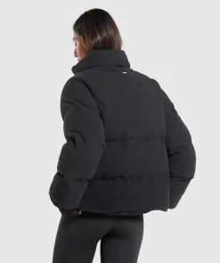 DAMES Gymshark Outerwear|Sportjacks*Sherpa Puffer Jacket