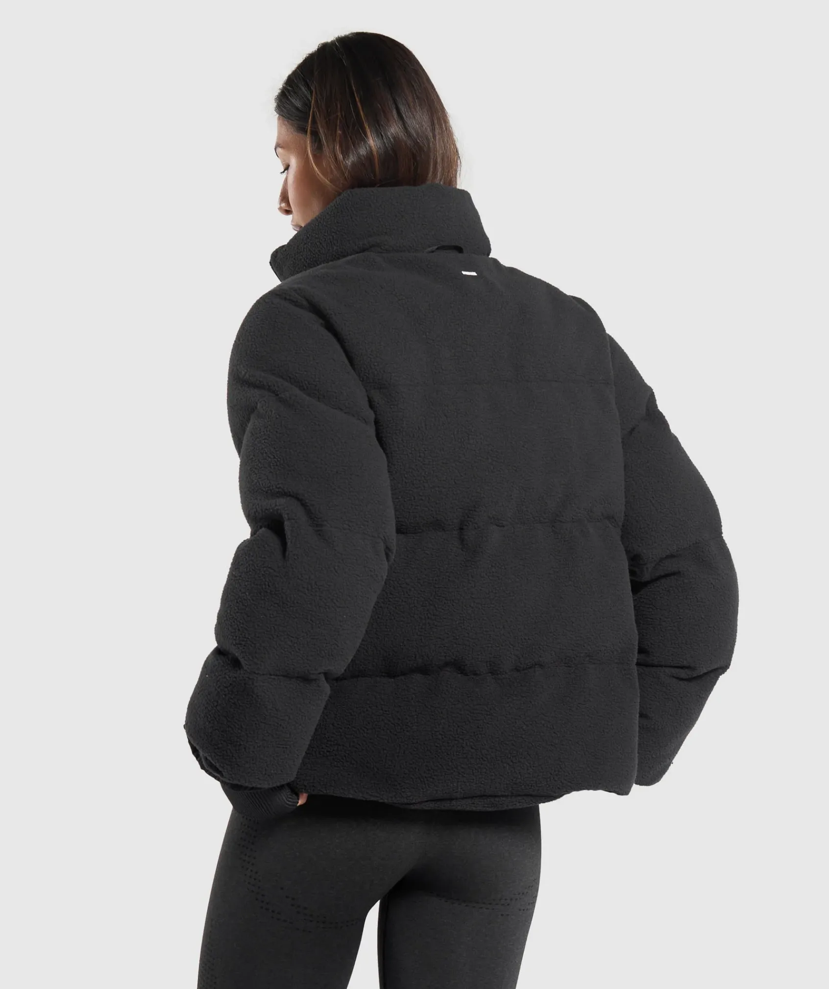 DAMES Gymshark Outerwear|Sportjacks*Sherpa Puffer Jacket
