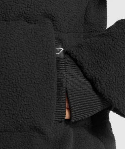 DAMES Gymshark Outerwear|Sportjacks*Sherpa Puffer Jacket