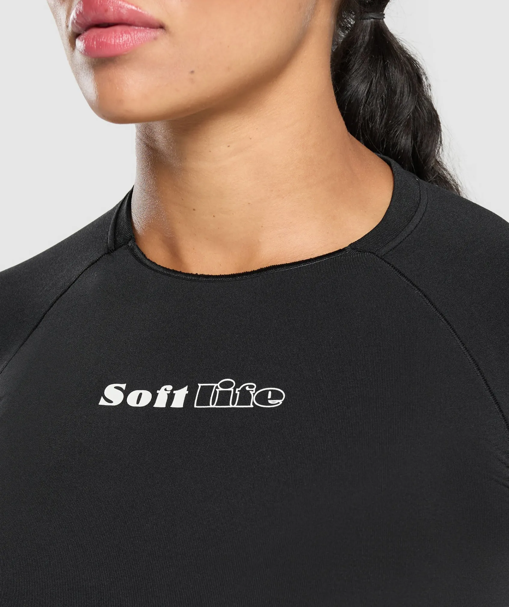 DAMES Gymshark Croptops|T-shirts*Soft Life Baby Tee