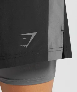 Heren Gymshark Shorts*Sport 5" 2 in 1 Shorts
