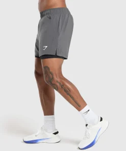 Heren Gymshark Shorts*Sport 5" 2 In 1 Shorts