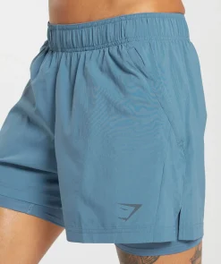 Heren Gymshark Shorts*Sport 5" 2 in 1 Shorts