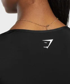 DAMES Gymshark Croptops|T-shirts*Stitch Feature Long Sleeve Crop Top
