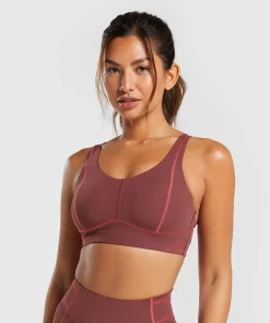 DAMES Gymshark Sport-bh's*Stitch Feature Sports Bra