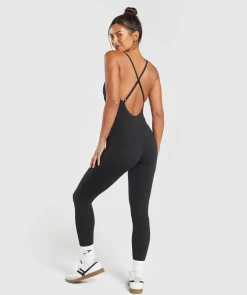 DAMES Gymshark Sportjumpsuit*Strappy All In One
