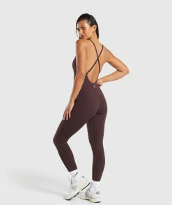 DAMES Gymshark Sportjumpsuit*Strappy All in One Full length