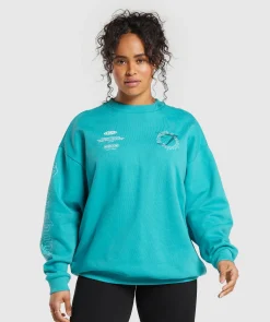 DAMES Gymshark Hoodies & Truien*Strength & Conditioning Oversized Sweatshirt