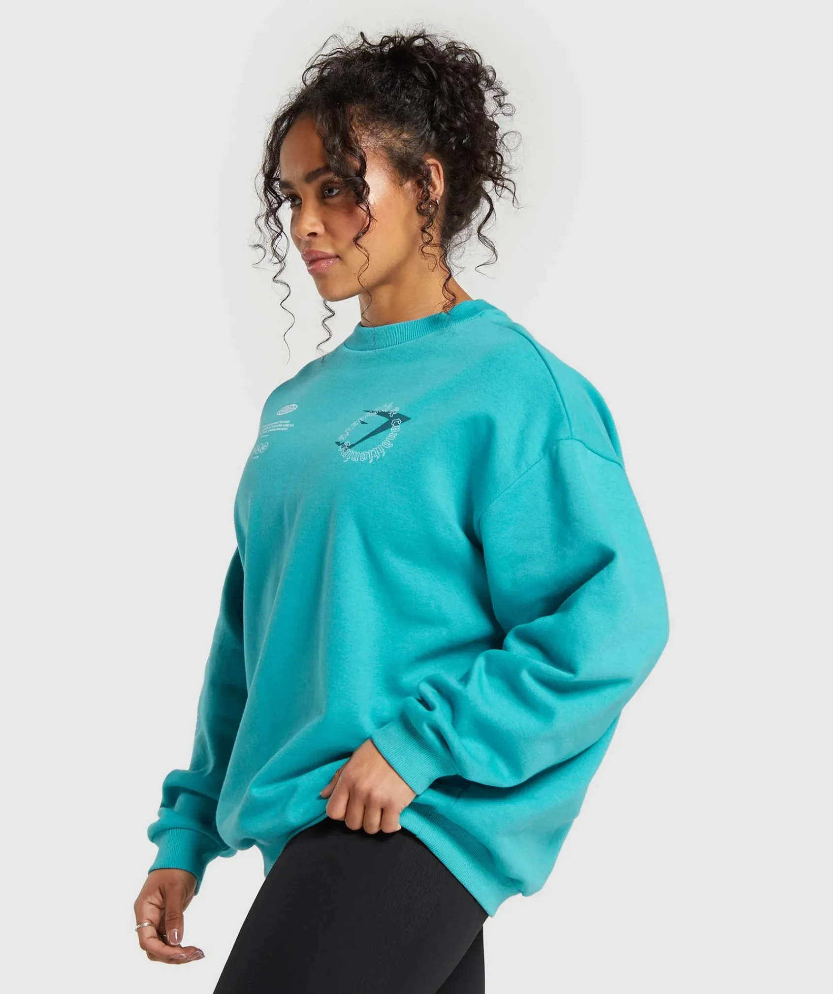 DAMES Gymshark Hoodies & Truien*Strength & Conditioning Oversized Sweatshirt