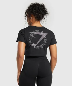 DAMES Gymshark Croptops|T-shirts*Strength & Conditioning Crop Top