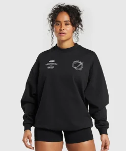 DAMES Gymshark Hoodies & Truien*Strength & Conditioning Oversized Sweatshirt