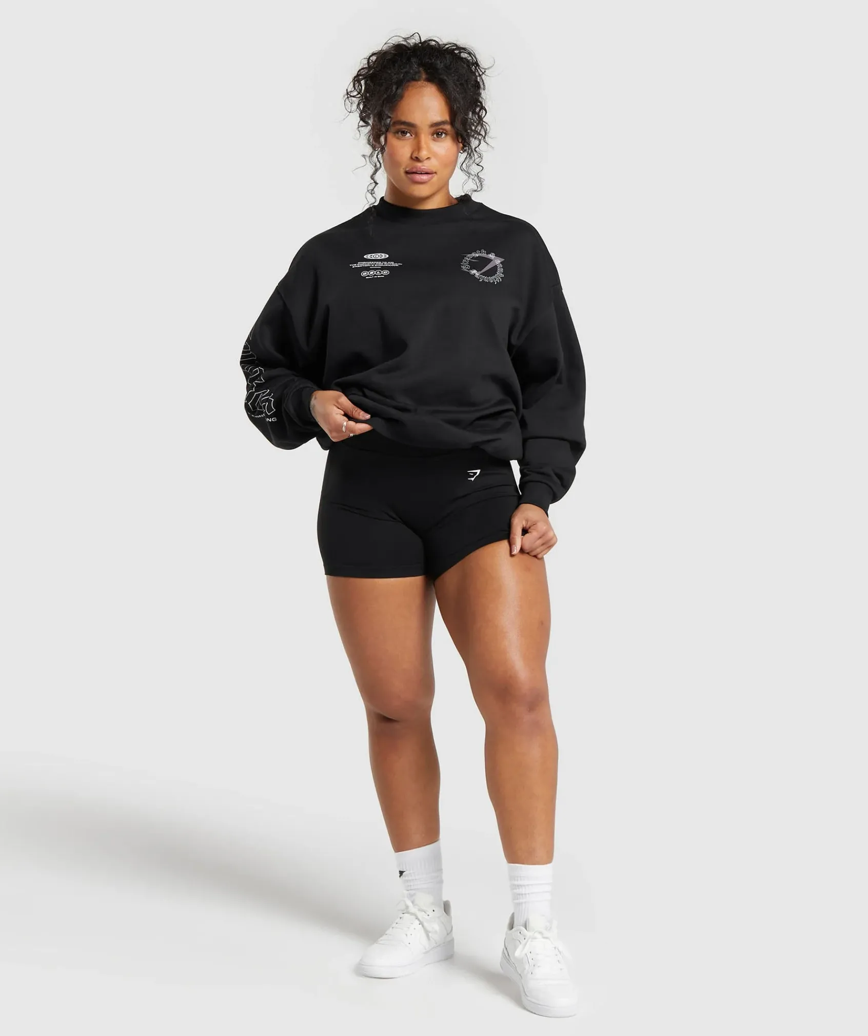 DAMES Gymshark Hoodies & Truien*Strength & Conditioning Oversized Sweatshirt