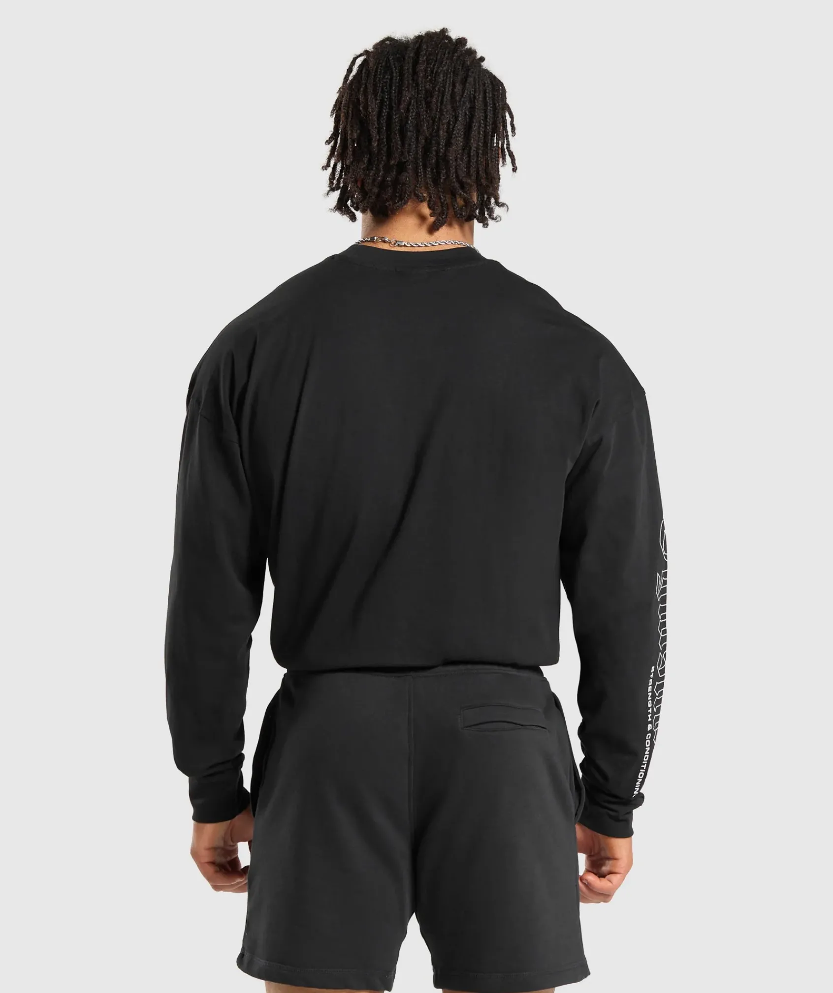 Heren Gymshark T-shirts*Strength and Conditioning Long Sleeve T-Shirt