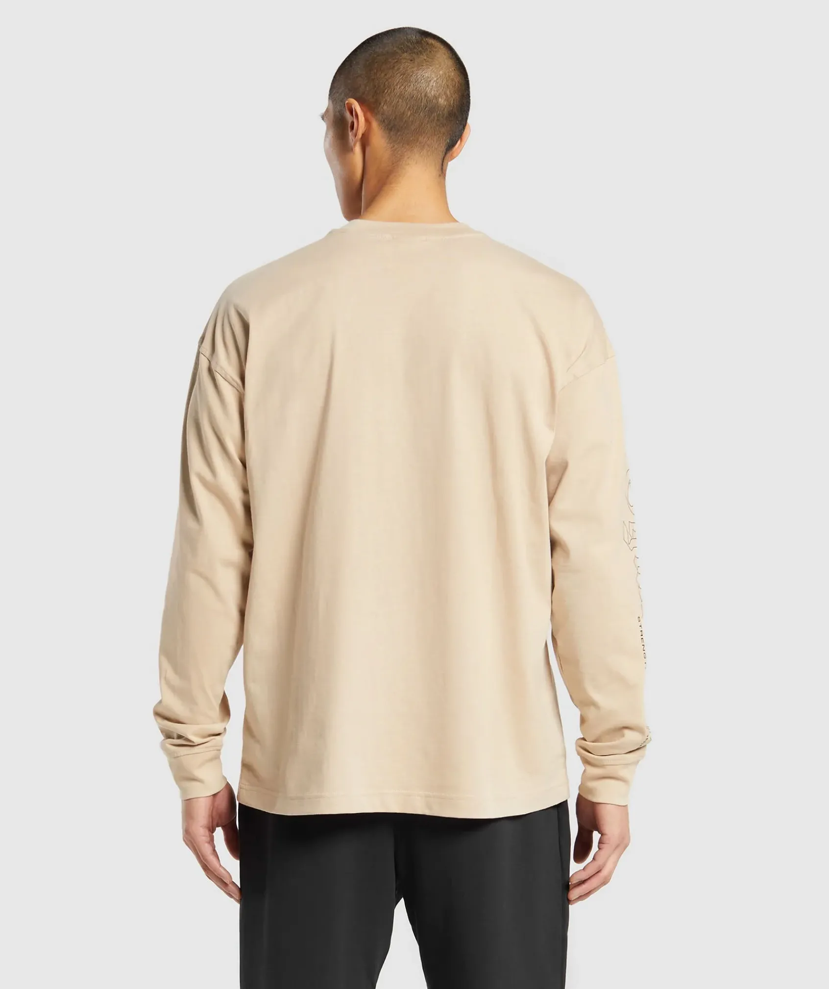 Heren Gymshark T-shirts*Strength and Conditioning Long Sleeve T-Shirt