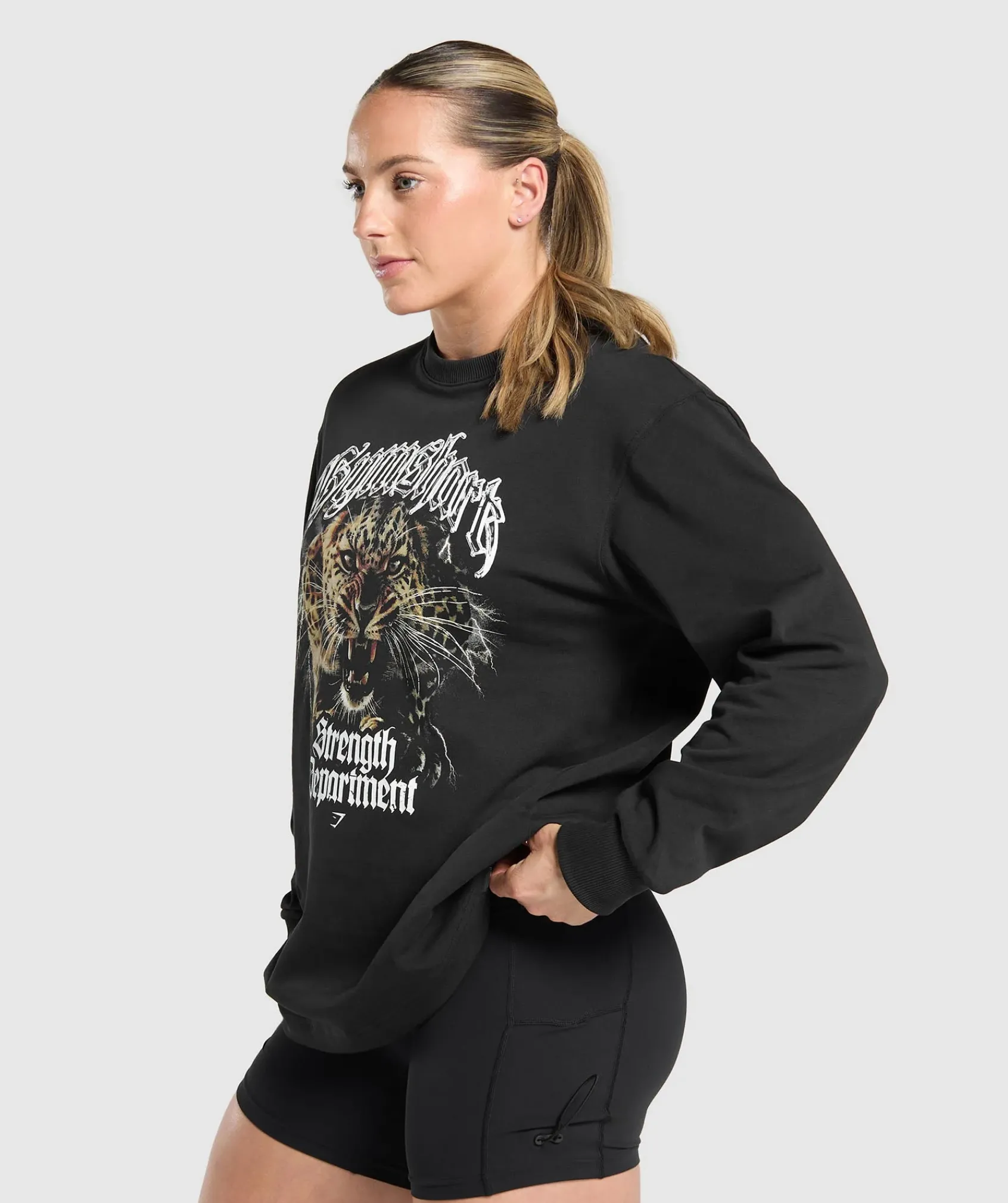 DAMES Gymshark T-shirts*Strength Department Animal Long Sleeve T-Shirt