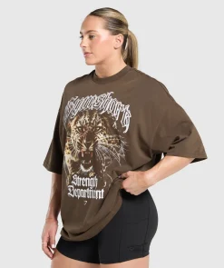 DAMES Gymshark T-shirts*Strength Department Animal T-Shirt