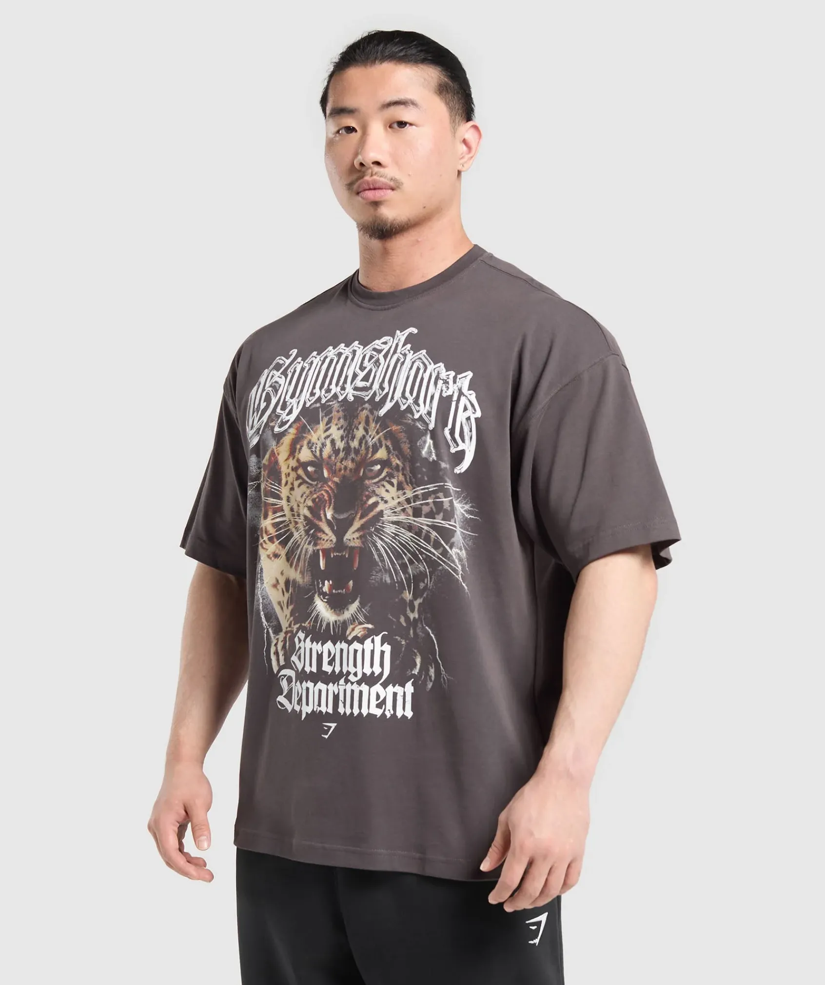 Heren Gymshark T-shirts*Strength Department Animal Oversized T-Shirt