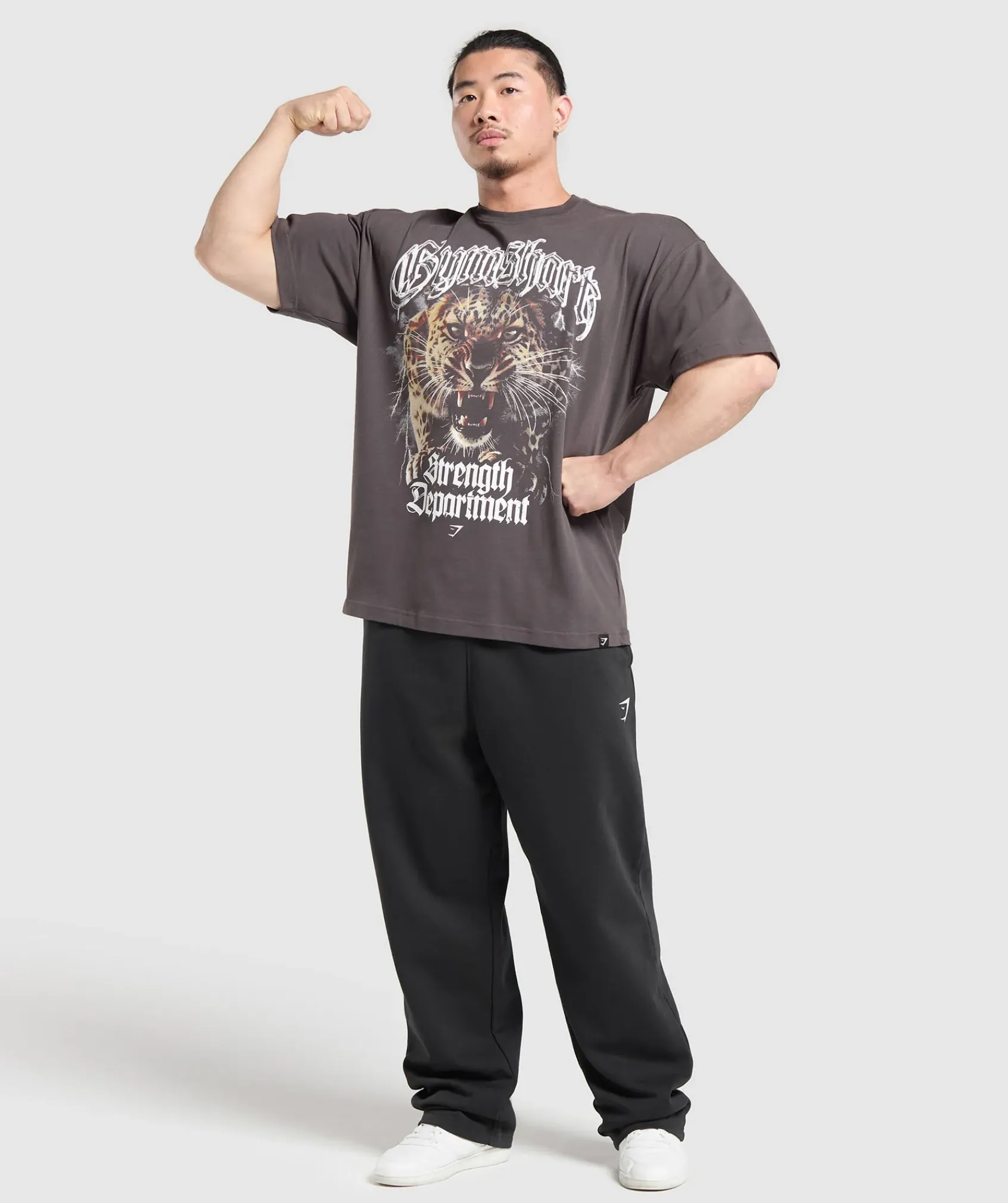 Heren Gymshark T-shirts*Strength Department Animal Oversized T-Shirt