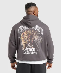 Heren Gymshark Hoodies & Truien*Strength Department Animal Oversized Hoodie
