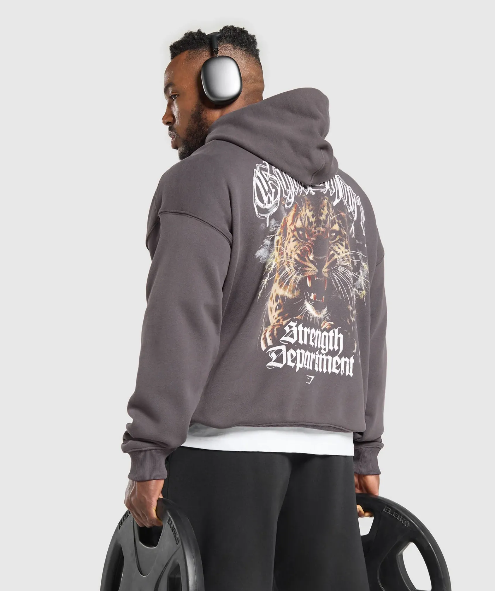 Heren Gymshark Hoodies & Truien*Strength Department Animal Oversized Hoodie