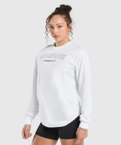 DAMES Gymshark Bedekkende Sportkleding|T-shirts*Strength Department Long Sleeve Skater