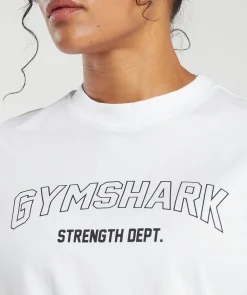 DAMES Gymshark Bedekkende Sportkleding|T-shirts*Strength Department Oversized T-Shirt