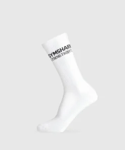 Gymshark Crewsokken*Strength Dept. Graphic Crew Socks