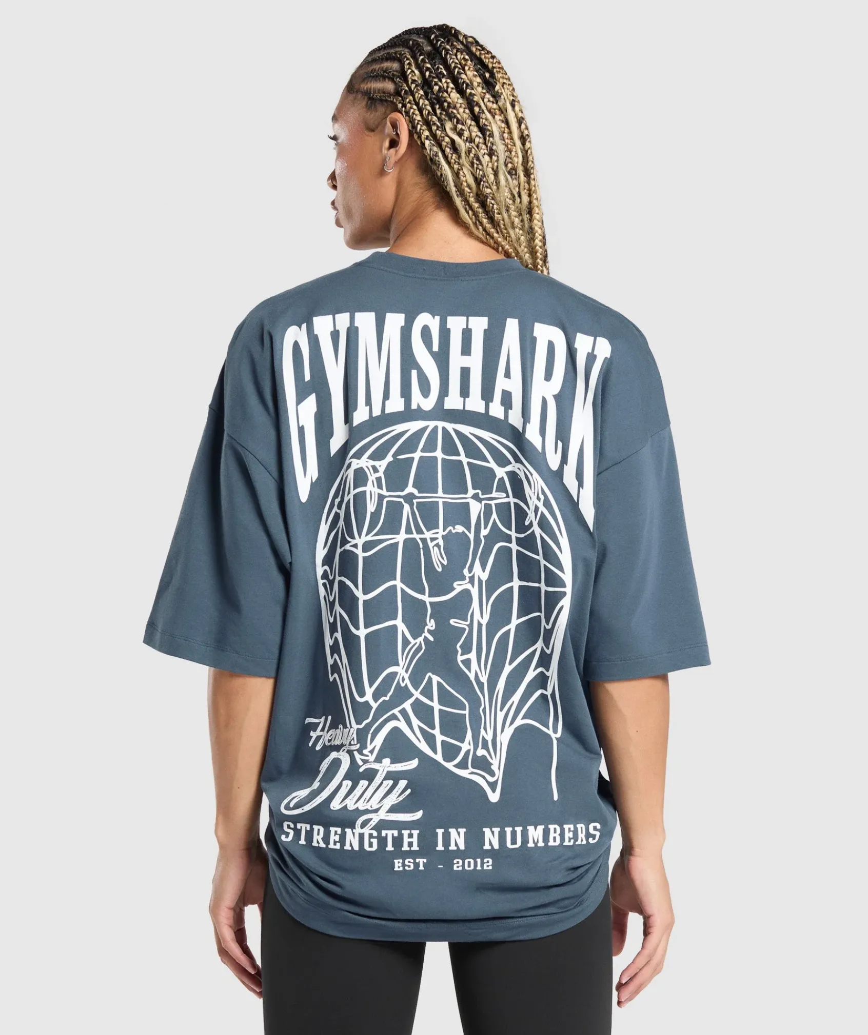 DAMES Gymshark T-shirts*Strength In Numbers Oversized T-Shirt