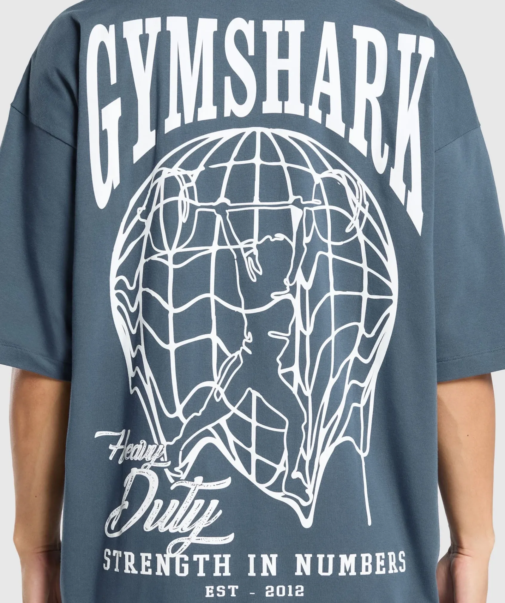 DAMES Gymshark T-shirts*Strength In Numbers Oversized T-Shirt