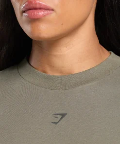 DAMES Gymshark Bedekkende Sportkleding|T-shirts*Strength In Numbers Oversized T-Shirt