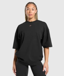 DAMES Gymshark Bedekkende Sportkleding|T-shirts*Strength In Numbers Oversized T-Shirt