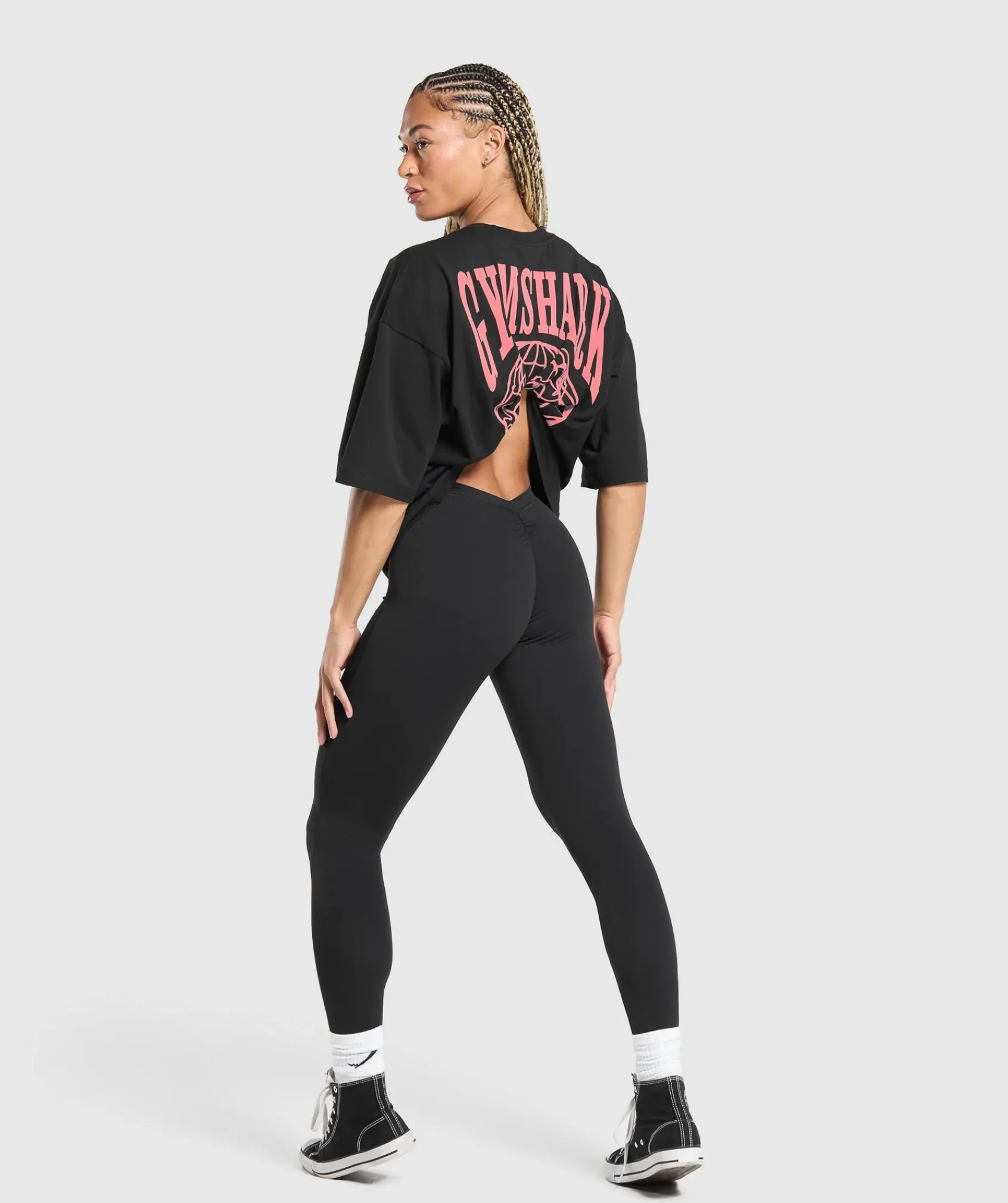 DAMES Gymshark Bedekkende Sportkleding|T-shirts*Strength In Numbers Oversized T-Shirt