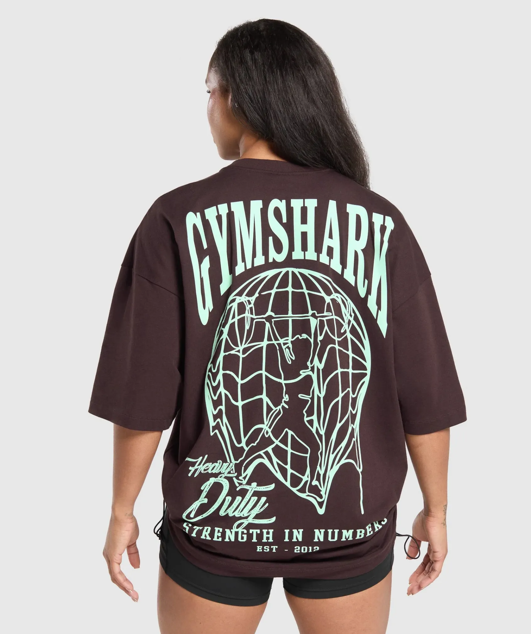 DAMES Gymshark T-shirts*Strength In Numbers Oversized T-Shirt