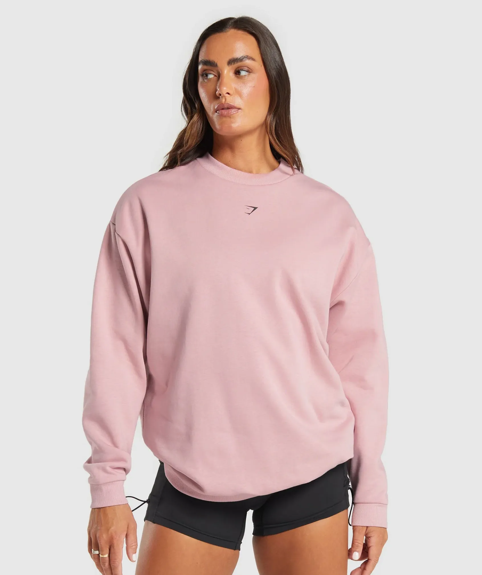 DAMES Gymshark Hoodies & Truien*Strong Girl Lifting Club Oversized Graphic Crew